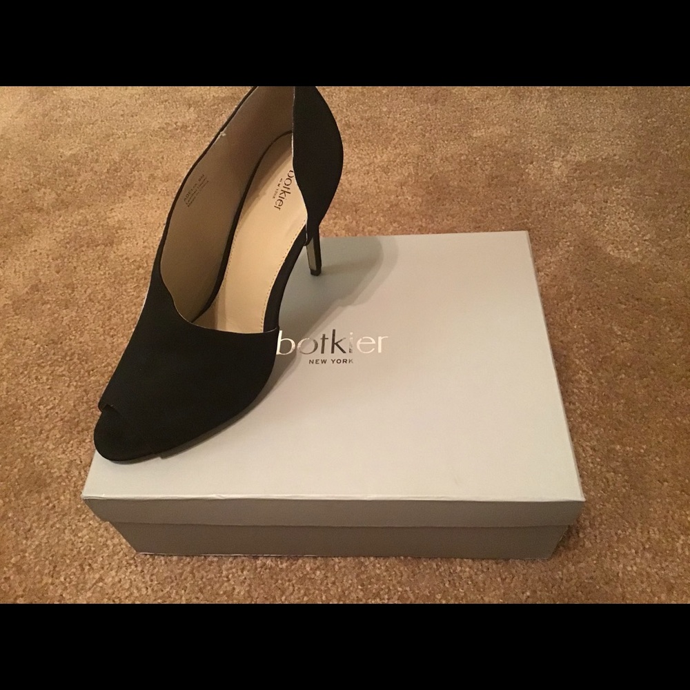 Botkier Adelia Black Suede Booties